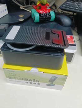 Product Review of ขาตั้งโทรศัพท์มือถือแบบยอดนิยมลำโพงฟังก์ชั่หัวเตียงสก์ท็อปขาตั้งสำหรับคนขี้เกียจแบบพกพาพับได้แบบตั้งพื้นสร้างสรรค์ สีดำ from n**a 0