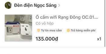 Product Review of Ổ cắm wifi Rạng Đông OC.01.WF 16A điều khiển qua điện thoại, giọng nói, hẹn giờ from V** D** H**g 0
