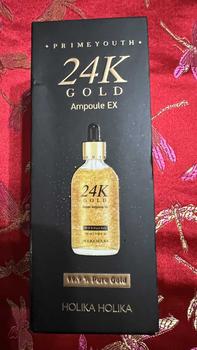 Product Review of [Holika Holika] NEW 24K Gold Ampoule ( Serum Wajah Emas) Kerutan Mencerahkan Vitamin Mengencangkan from M** 0