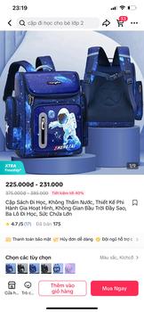 Product Review of Cặp Sách Đi Học, Không Thấm Nước, Thiết Kế Phi Hành Gia Hoạt Hình, Không Gian Bầu Trời Đầy Sao, Ba Lô Đi Học, Sức Chứa Lớn from N**m x** 0
