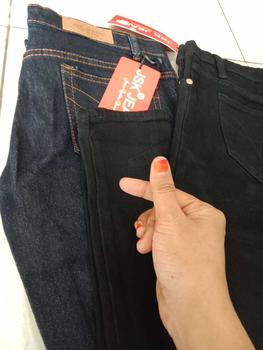 Product Review of [Size 27-42] Celana Panjang Skinny Jeans Wanita Jumbo Big Size HITAM GARMENT from L**O 0