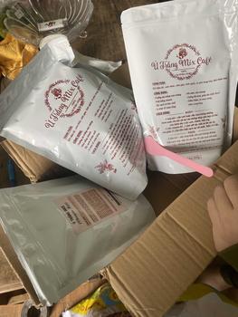 Product Review of [kèm que] Bột Ủ Face Hỗ Trợ Dưỡng Trắng Da Mặt,Đắp Nạ,Rửa Mặt Skincare Cosmetics Women from D**🍓 0