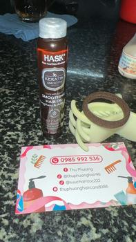 Product Review of ( Bill Úc - Hask Oil 18ml ). Dầu Dưỡng Thân Tóc Bóng Mượt . Dầu Dưỡng Tóc Nữ . from n**2 0