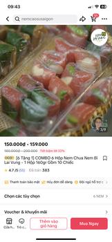 Product Review of [6 Tặng 1] COMBO 6 Hộp Nem Chua Nem Bì Lai Vung - 1 Hộp 160gr Gồm 10 Chiếc from p**k 0