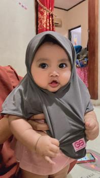 GASYIL Hijab Baby Aira / jilbab bayi 0-4 tahun / kerudung anak ...