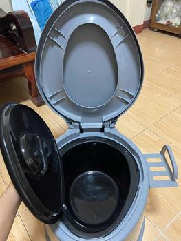 Product Review of สุขาเคลื่อนที่ ชักโครกฉุกเฉิน ห้องน้ำเคลื่อนที่ สำหรับเดินป่า กางเต็น์ ผู้สูงอายุ ผู้ป่วย  ความจุ 6.4 ลิตร from 👸**💕 2