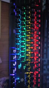 Product Review of คีย์บอร์ดเกมมิ่ง OKER K425 TKL 80% บลูสวิตช์ มีสาย โหมดไฟเยอะ from C**ᕤ 0