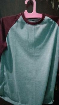 Product Review of Kaos Raglan Wanita Lengan Panjang - Baju Reglan Cewek Polos - Ukuran S M L XL from d**h 1