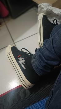 Product Review of Sepatu Sneakers Aeko Newtwoyers Blackwhite High Klasics Reflective from ᴊ** ʟ**ᵈ ɴ**ᵃ 1