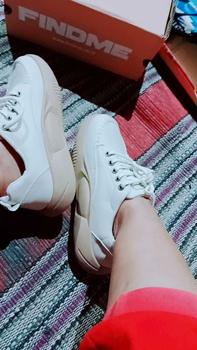 Product Review of Sepatu Wanita Moderen Cantik Sneakers Viral Comfy Ootd Fashion Bahan Pu  Bora from L**o 0