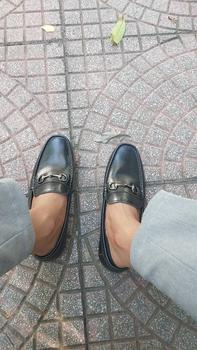 Product Review of Mc01 - Giày Mọi Nam Da Bò, Giày Lười Nam Moccsins Màu Đen Shoes from ** T** ** L**💥 0