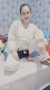Product Review of [Form Rộng Áo Tay Lửng] Bộ Pijama Nữ Thiết Kế Tiểu Thư 3, Chất Liệu Lụa Xước Voi Gồm 3 Màu Đen, Hồng, Trắng Kem - PIJAMA HĐ Nhung Nho Màu Hồng from C**g d** 0