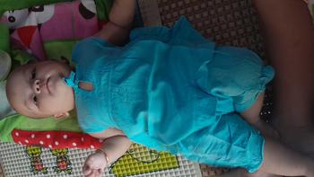 Product Review of Bộ đồ tole lanh mặc ở nhà mát mẻ xinh xắn cho bé gái size 5-14kg- màu trơn from Á** H**g 2