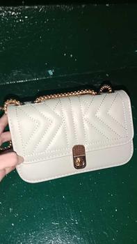 Product Review of MIMISO Ladies Quilted Chain Sling Bag for women 2-way crossbody double chain strap shoulder bags PU leather Elegant phone bag Twisted lock Design HH2350 from 🌟**🌟 1