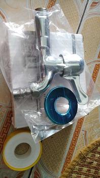 Product Review of Vòi nước, vòi hồ mỏ vặn nước xả mạnh thân hợp kim kẽm mạ bóng mỏ gắn ống dẻo 16 18 mỏ mở được from H** M** 1