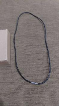 Product Review of Kalung Pria Wanita Anak Tali Kulit Asli Genuine Leather Necklace Titanium Hitam Blac from k**n 0