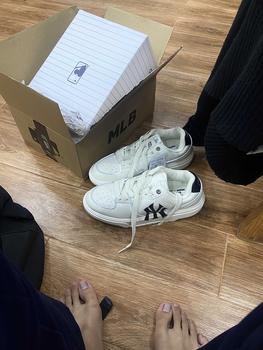 Product Review of [Full Box Hidentag] Giày chunky liner màu trắng đế gum phản quang , giày thể thao nam nữ NY đế cao tôn dáng Sneaker Leather from T**n P**t 0