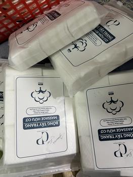 Product Review of Combo Bông Tẩy Trang Ép Định Hình Q.P Cosmétique Không Xơ Rách, Hạt Massage Sạch Sâu from c**o 2
