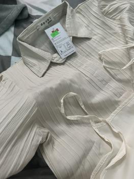 Product Review of Váy sơ mi nữ cổ đức dáng dài váy polo dáng dài chất liệu đũi gân dáng dài kèm váy 2d 6 màu siêu xinh 40-70kg from n**_ 2