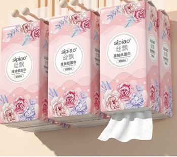 Product Review of Thùng 10 Bịch Giấy Ăn Treo Tường Đa Năng SIPIAO Hoa Hồng ,Khăn Rút Treo Tường 4 Lớp 1100 Tờ Dai Mềm Tiện Ích Giấy Vệ Sinh chổi  nhựa chổi  bông from X**t 0