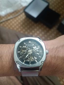 Product Review of Đồng hồ cơ nam T.Winner - Thiết kế skeleton lộ máy - Tặng kèm dây đeo hoặc vòng cuff titan Đeo Tay Watch from i**z đ** c**t d** 1