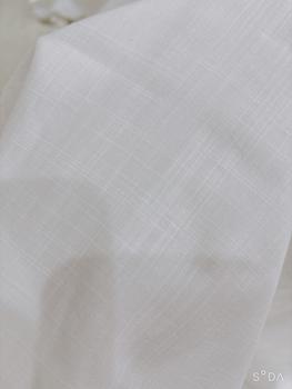 Product Review of NORA Đầm Suông Lai Bèo MS 39K196 Chất Liệu Lenin Màu Trắng Dành Cho Nữ from C** B** 3
