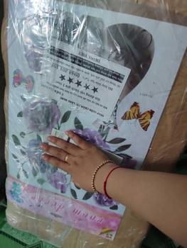 Product Review of (Tặng hoa 3D )Siêu phẩm 40 tấm xốp dán tường nhiều màu kích thước 70 cm x 40 cm from ❃**G L**G T**❃ 1