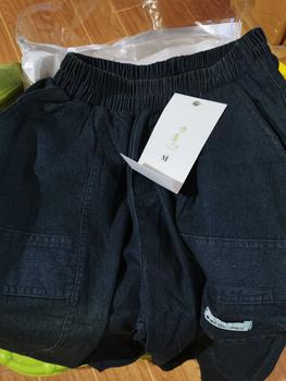 Product Review of quần shock jean bò nam vải jean dày dặn sweat sport 45-95kg from V** S**5 1