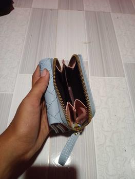 Product Review of Ví Nữ, Thời Trang, Thêu Trái Tim, ví đựng tiền Xu, Gấp Ba Lần, Có Ngăn Đựng Thẻ from T**i 3