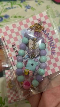Product Review of BTS BT21 Personalized Keychain with Resin Charm, Letter Beads, and Clasp Hook from K**a G**n R**a I**y 0