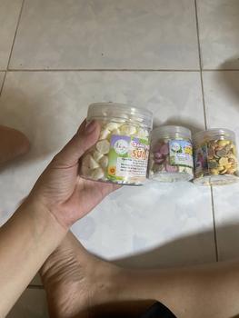 Product Review of Combo 3 hộp bánh mini đủ vị trái cây - SC Trái Cây - Rau củ ( ăn dặm cùng mẹ min ) Food cake ăn vặt snackh banh keo banh  gaun from N**t l**h 0