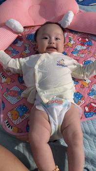 Product Review of (TẶNG 100 MIẾNG LÓT THẤM SỮA) 1 BỊCH Tã Bỉm Topgiakids pH<7 an toàn cho da bé, mềm mại, mỏng nhẹ, chống tràn tối đa tặng 100 miếng lót thấm sữa và kèm 2 miếng dùng thử (TDN) from C** T** T** H**g 3