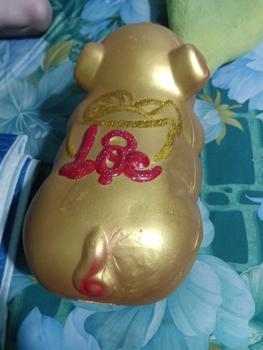 Product Review of Mẫu mới Heo size đại nằm vàng đồng from M** B** G** s**e 9** 1