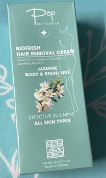 Product Review of Kem Tẩy Lông Pop Biofresh – Tẩy Lông Dịu Nhẹ, Dưỡng Ẩm, Hương Nhài Thơm Dịu - 50g from L**h T**n 3