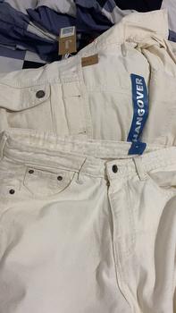 Product Review of JINISO Jaket Crop Jeans Oversize Pocket Khaki from s**_ 0