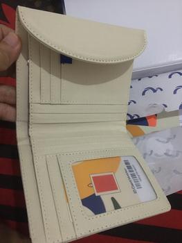 Product Review of Wallts Allegrata - Dompet Lipat kanvas uang Dan kartu Wanita Cewek Cewek from b**✨ 1