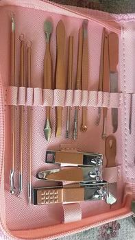 Product Review of Manicure Set 32 in 1 Alat perawatan kuku 1 Set isi 32pcs Set Manikur Perawatan Kuku gunting nail tangan Kotoran Mempercantik from m**a b**t p**a 2