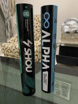 Product Review of Shuttlecock  Cock Badminton 3 IN 1 Nitro Gold / Alpha Black / Alpha Eco White Original from u**8 0