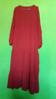 Product Review of Gamis Rempel Susun Bahan Crinkle Airflow / Busana Muslimah Terbaru / Gamis Wanita Terbaru Nyaman Remaja Dress from e**a 0