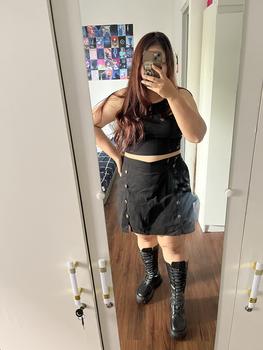 Product Review of PINKEY P052 Sepatu Boots Wanita Sepatu Martin Tinggi Sebetis Shoes from A**a 3