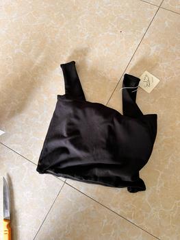 Product Review of Áo croptop cổ vuông trơn có mút ngực trẻ trung áo 2 dây bảng to hai lớp basic sexy chất vải borip tôn dáng Lch from M** D** 0