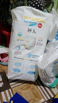 Product Review of (NEW SLIM) MAKUKU SAP diapers popok new slim L34 - celana from R**a 0