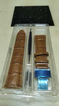 Product Review of สายนาฬิกาหนังแท้ คุณภาพระดับพรีเมียม มีขนาด 12mm, 13mm, 14mm, 15mm, 16mm, 17mm, 18mm, 19mm, 20mm, 21mm, 22mm, 23mm, 24mm, สายรัดข้อมือหนังคลาสสิก, เข็มกลัดผีเสื้อ, สร้อยข้อมือสำรอง, สายนาฬิกา from S**i S**a 0
