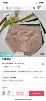 Product Review of SET 10 Quần Lót Nữ Lụa Satin Cao Cấp Viền Phối Ren Mềm Mại C08 Nhung Women Nho Voi from d**g h** n**ị ❤** 0