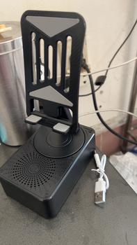 Product Review of Giá Đỡ Điện Thoại 3 Trong 1, Với Sạc Dự Phòng, Loa Bluetooth Đa Năng Tiện Lợi, Thích Hợp Đi Du Lịch from H**H 0