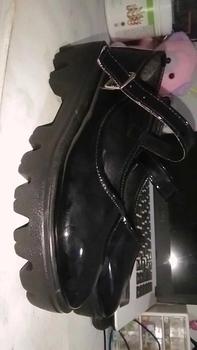 Product Review of Sepatu loafers wanita sepatu Loly MJ Hitam Putih Shoes Sandal Sendal fantofel  korea from c**y 0