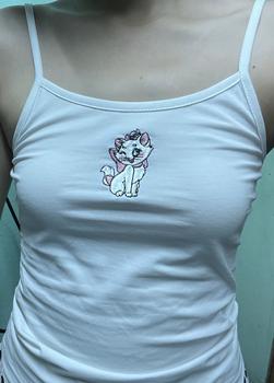 Product Review of Esmeé | Áo Cat Top thêu Mèo ( Xả Kho ) from n** 0