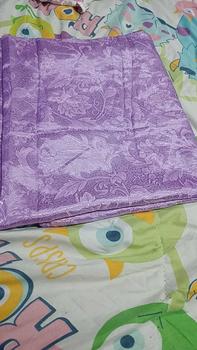 Product Review of ผ้าห่มแพร  เนื้อเย็นเงา ลายสวยงาม  5ฟุตผ้าบางเบา  กันไรฝุ่น ซักง่ายใช้งานสะดวก from จ**้ 0