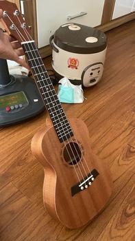 Product Review of Ukulele gỗ mahogany concert khoá si size 23 cao 63cm - Kèm bao và 3 phụ kiện tập chơi from T**i 0