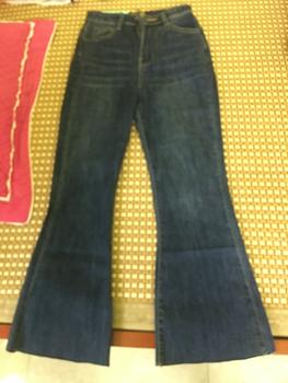 Product Review of (LOE9TAC11) Quần Jean Nữ Dáng Loe 9 Tấc (92cm) Dành Cho Nàng m50 Pants Denim Women Có Túi from v** y**u 1
